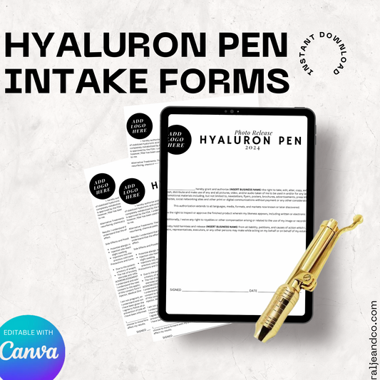 Hyaluron Pen Intake Forms